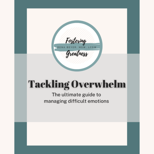 "Tackling Overwhelm" Guidebook