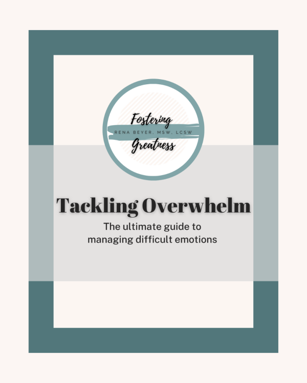 "Tackling Overwhelm" Guidebook